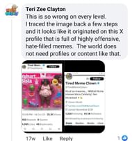Netizen seemingly confirmed that the doll is not real (Image via Facebook)